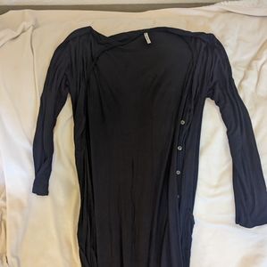 Lulu's Black Duster Cardigan